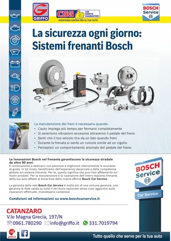 Impianto frenante - Bosch freni