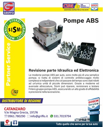 Impianto frenante - Sismi servizio Pompe ABS